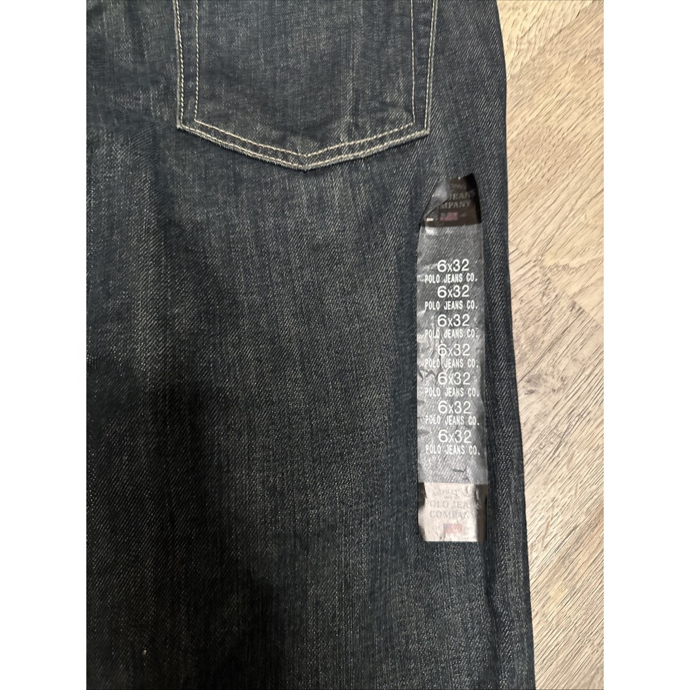 Polo Jeans Company Ralph Lauren Women's Jeans Size 6 Med Wash Str Leg Button NWT